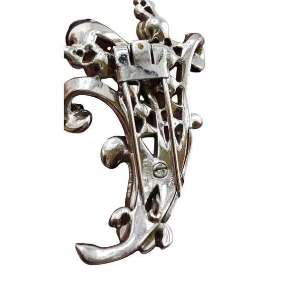 Vintage Rare Verified Unsigned Alfred Philippe Empress Eugenie Pearl Fur Clip - Picture 8 of 12